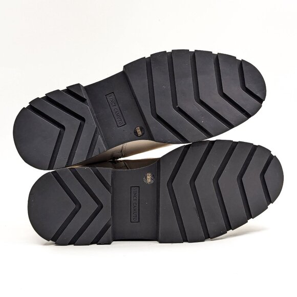 Vince Camuto Women Frames White Leather Platform Festival Zip Ankle Boots sz 8.5 - Picture 9 of 11